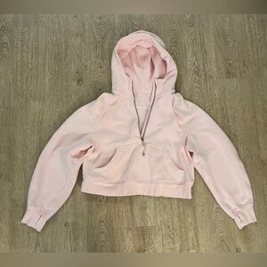 Lululemon Scuba Oversized Half-Zip Hoodie, Strawberry Milkshake XS/S